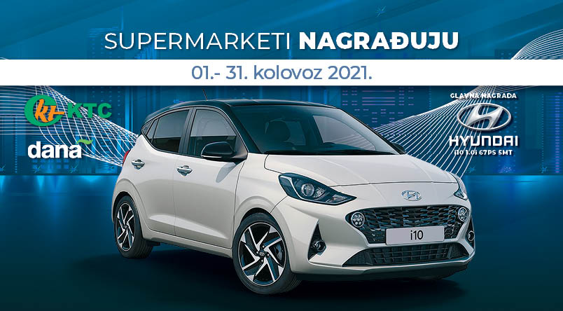 Nagradna igra “KTC Supermarketi i Dana nagrađuju – kolovoz 2021.”